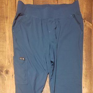 Teal Koi Scrub Bottoms